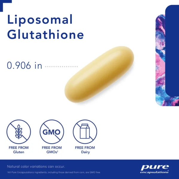 Liposomal Glutathione - Pure Encapsulations (60 caps) - Image 7