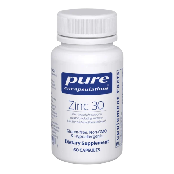 Zinc 30 - Pure Encapsulations (60 caps)