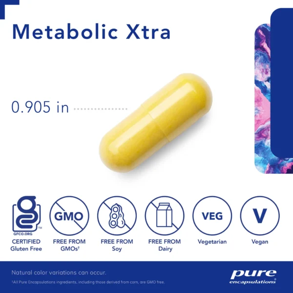 Metabolic Xtra - Pure Encapsulations (90 caps) - Image 3